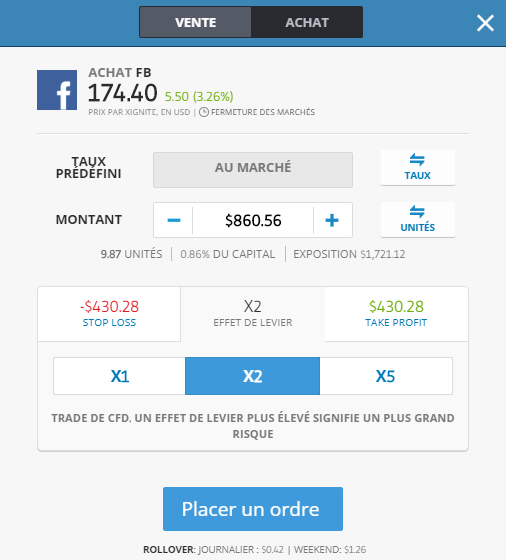 eToro Investir