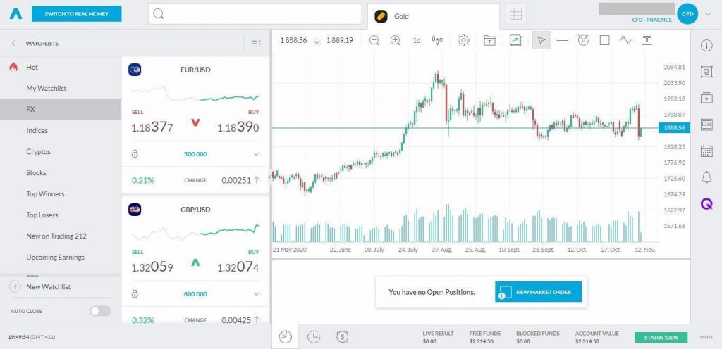 Trading 212 Webtrader