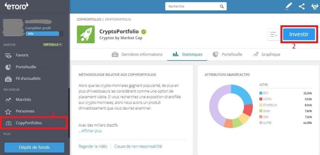 eToro - CopyPortfolios Copy Trading