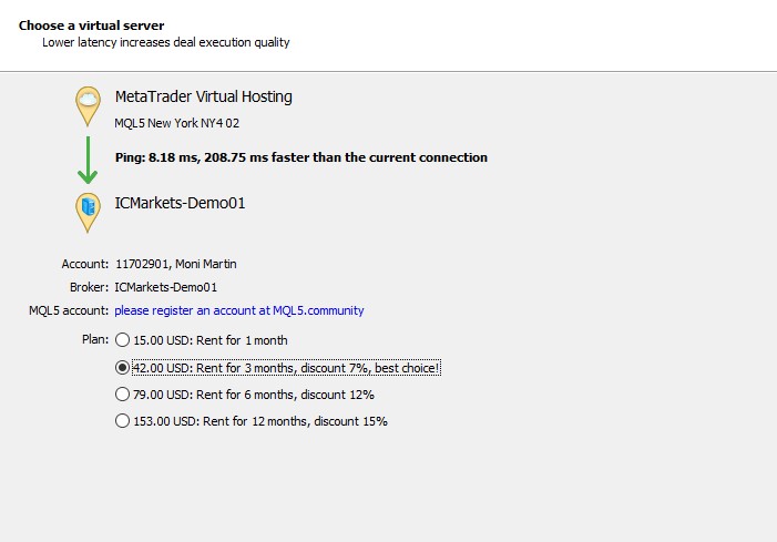 Metatrader VPS