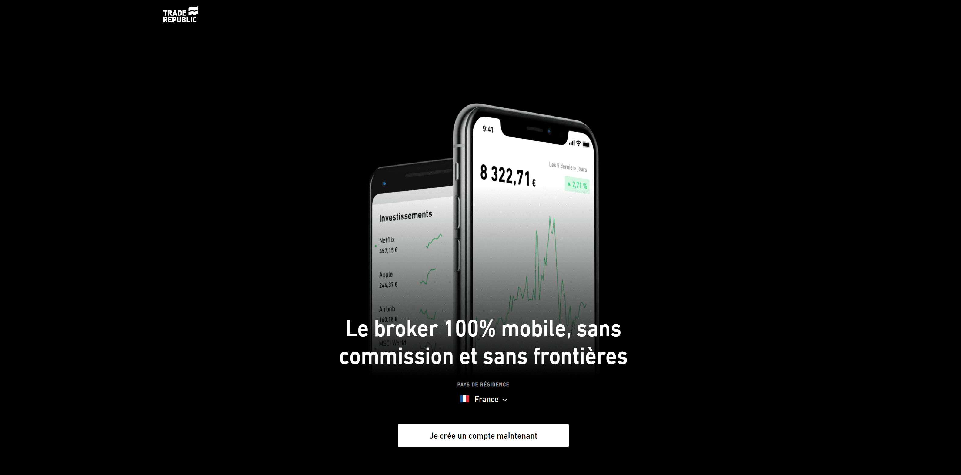 Trade Republic Ouvrir un compte mobile