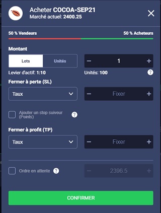 Applications mobile de trading Application de trading VENDRE ET ACHETER