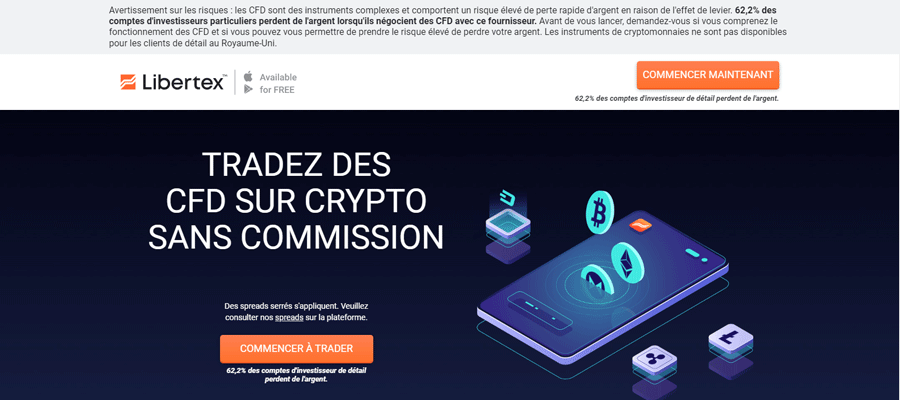 capture decran acheter action coinbase libertex